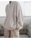 WIAOFELLAS  -  Develvet Base Shirt Men's Warm Autumn and Winter Style Long-sleeved T-shirt Teen Sweatshirt Casual Loose Pullover