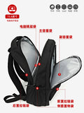 WIAOFELLAS  -  Schoolbag male college students men's backpack student backpack leisure travel computer bag