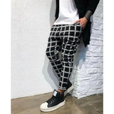 WIAOFELLAS  -  Men Pliad Sweatpants Joggers Pants Spring Autumn  Casual Sport Drawstring Slim Elastic Waist Long  Street Wear