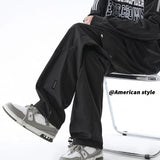 Wiaofellas  -  Cargo Pants Men Streetwear Hip hop Pants Mens Joggers Pants Casual Harem Ankle length Trousers Elastic waist Black Army green