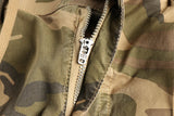 WIAOFELLAS  -  Heavy wash to do old camouflage cargo casual shorts men's American retro trend summer new loose straight pants