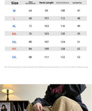 Wiaofellas  -  Men's Straight Leg Sweatpants High Street American Sle Casual Long Pants Loose Sports Large Size Floor-Length Trousers