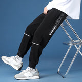 Wiaofellas  -  Casual Men's Autumn Winter Loose Fit Youthful Sle Sports Trendy Long Pants Cuffed Sweatpants Korean Version Teenager Brand