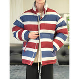 WIAOFELLAS  -  No difference in winter thickened warm three-color cloth cotton-padded coat coat for men windproof waterproof cotton-padded jack
