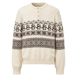 Wiaofellas  -  Men's Knitted Henry Sweaters Luxury Christmas Penguin Fair Island Long Sleeve Pullover Japanese Vintage Old Money Knitwear M-2XL