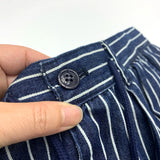 WIAOFELLAS  -  Striped slacks Loose straight cone slacks Hip hop niners wide leg striped slacks