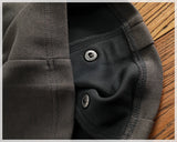 WIAOFELLAS  -  Summer new breasted shorts Men's summer short shorts High street trend loose casual quarter pants medium pants