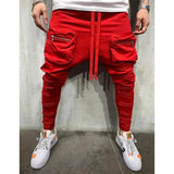 WIAOFELLAS  -  Plus Size S-3XL Men Sweatpants Joggers Pants Spring Autumn  Casual Sport Drawstring Elastic Waist Slim Long  Street Wear