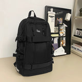 WIAOFELLAS  -  Backpack Men's Multifunctional Short-distance Travel Bag Schoolbag Simple Student Class Bag Large Capacity Mountaineering Bag