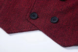 WIAOFELLAS  -  Men's Vest Retro Double-breasted Vest Vest Same Style Suit Casual Loose Versatile Vest