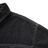 WIAOFELLAS  -  New Autumn Denim Shirt Men Long Sleeve Quality Cowboy Shirts Men's Casual Plaid Jeans Outwear Male Coat Clothing MY868