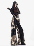 Wiaofellas  -  2000s American Vintage Pants Women Casual Y2k Clothing Thin Sportwear Y2k Clothing Retro Camouflage Trouser Casual Chic Harajuku