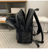 WIAOFELLAS  -  Backpack men's simple large-capacity travel backpack female student bag laptop travel bag