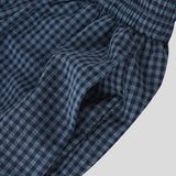 Wiaofellas  -  Men Plaid Pants Elastic Waist Joggers Loose Casual Wide Leg Trousers Men Streetwear Baggy Fashion Male Long Pants
