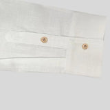 WIAOFELLAS  -  Spring Vintage Cotton Linen Shirts Men's Turn-Down Collar Solid Multi Pocket Patchwork Men Tops Long Sleeve Shirt Male Clothing
