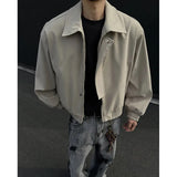WIAOFELLAS  -  Spring Short Jacket Men Fashion Black Casual Jacket Men Streetwear Korean Loose Bomber Jacket Mens Motorcycle Jackets M-3XL
