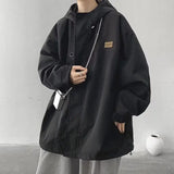 WIAOFELLAS  -  American Hooded Jacket Men's New Workwear Assault Jacket Men's Trendy and Handsome Functional Style Top