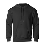 WIAOFELLAS  -  Autumn Men's Clothing Streetwear Leisure Hooded Sweatshirt Casual Retro Solid Long Sleeve Fashion Pullover Hoodie Sportwear