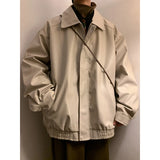 Wiaofellas  -  Men's Leather Jacket Bomber Motorcycle Biker Pu Leather New Trendy Baseball Motorcycle Jacket American Zipper Leather Coat Male