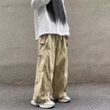 Wiaofellas  -  Japanese Men's Y2K Vintage Casual Cargo Baggy Wide Leg Pants Sweatpants Hip Hop Track Pants Men Harajuku Korean Style