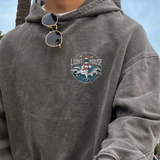 WIAOFELLAS  -  Street Style 'Lighthouse' Casual Men's Sweatshirt - Trendy Urban Pullover, Comfortable & Fashionable Hoodie for Men