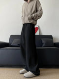 WIAOFELLAS  -  Spring NEW Loose Casual pants man Solid baggy trousers Unisex Wide leg pants Fashion trend youth skateboard pants male