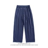 Wiaofellas  -  Y2K Men Streetwear Cargo Pants Korean Cotton Line Trousers Men Wide Leg Pants Solid Color Loose Joggers Baggy Harem Pants
