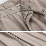 WIAOFELLAS  -  Brand Clothing Spring Summer New Thin Straight Stretch Men's Casual Pants Slim Elastic Waist Business Trousers Male A087