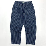 WIAOFELLAS  -  Striped slacks Loose straight cone slacks Hip hop niners wide leg striped slacks