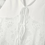 WIAOFELLAS  -  Men Long Style Shirt Lace Patchwork Lapel Sleeveless Men Clothing Lace Up See Through Sexy Streetwear Tops Male Shirts