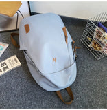 WIAOFELLAS  -  Fashion Women's Nylon Cloth Solid Color Large Capacity Student Schoolbag Simple Casual Ladies Outdoor Versatile Travel Backpack