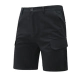 WIAOFELLAS  -  Summer New Men's Shorts Loose Multi-Pocket Overalls Comfortable Solid Pants Outdoor Casual Sports Beach Retro workwear Shorts
