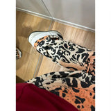 WIAOFELLAS  -  Leopard Printed Baggy Jeans For Men Straight Mens Pants New Male Jeans Pants Work Wear Autumn New Arrival