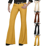 Wiaofellas  -  Spring/Summer New Retro Washed Micro Horn Jeans for Men Aged Loose Straight Tube High Street