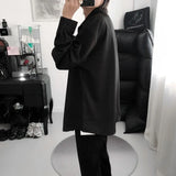 WIAOFELLAS  -  Spring New Simple Solid Color Versatile Men Shirt Fashion Casual Cardigan