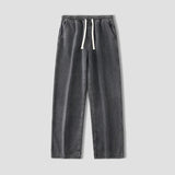 Wiaofellas  -  Autumn Korean Fashion Drawstring Y2K Jeans Homme Classic Baggy Straight Wide Leg Pants New Hip Hop Streetwear Casual jean