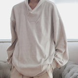 WIAOFELLAS  -  Develvet Base Shirt Men's Warm Autumn and Winter Style Long-sleeved T-shirt Teen Sweatshirt Casual Loose Pullover