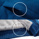 WIAOFELLAS  -  Mens Winter M-5XL Fur Sweater Hooded Korean Sports Plush Thickened Men's Coat Warm Baseball Uniform with Hat Zipper Design