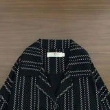 WIAOFELLAS  -  Comfy Milk Silk Loungewear Stylish Men's Fall Winter Pajama Set Striped Plaid Print Color Matching Lapel Single-breasted Long