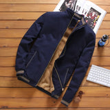 WIAOFELLAS  -  Men Slim Winter Jackets And Coats New Male Fleeces Warm Coats Fit Down Jackets Good Quality Men Cotton Spring Jackets Size