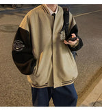 WIAOFELLAS  -  Baseball Jersey Men's New Oversized Loose Men's Casual Jacket Trendy Cotton Jacket