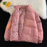 Wiaofellas  -  Winter Cotton Padded Coat New Men's Thickened Warm Puffer Jacket Sporty Casual Trendy Brand Cool Jacket