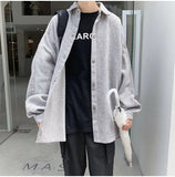 Wiaofellas  -  Men's Trendy Outerwear Ins Men's Trendy Cool Loose New Outerwear Woolen Jacket Men's Outerwear
