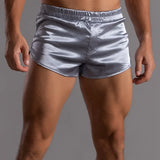 Wiaofellas  -  Silk Arlo Men's Underwear Ultra-Short Pants Comfortable Loose Fit Home Sleepwear plus Size Available Casual Pants