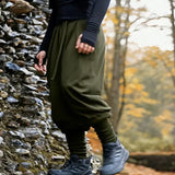 Wiaofellas  -  Spring Autumn Leisure Mens Loose Bottoms Vintage Elastic Cuffs Ankle Harem Pant Vintage Men Retro Drawstring Baggy Trousers
