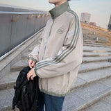 WIAOFELLAS  -  Men's Ins Versatile Jackets Student Sports Trend Loose Casual Clothes