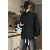 WIAOFELLAS  -  Blue Sun Protection irt for Men Summer Trendy Loose Fit Long Sve Youthful Sle Clean Cut Boys Faion Outerwear