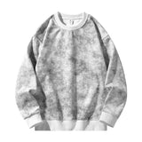 WIAOFELLAS  -  Men's Autumn Winter Long Sleeve Crew Neck Top New Trendy Fashion Pullover Loose Casual Versatile American Hoodie Sweatshirt