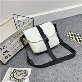 WIAOFELLAS  -  Shoulder Bag Men's Casual Sports Style Messenger Bag Solid Color New Summer Street Trend Fashion Messenger Bag