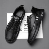 WIAOFELLAS  -  Two-color Couples Spring and Autumn Men Large Size Casual Flat Low Top Small White Shoes Student Campus Sports Shoes